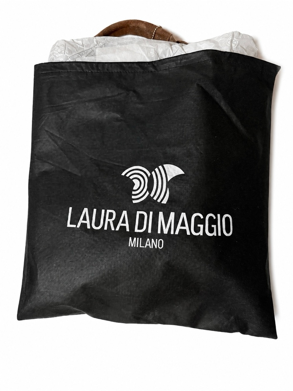 Laura Di Maggio Milano Suede Fringe Hobo Bag NWT Made in Italy - Picture 8 of 10